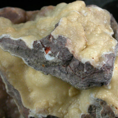 Fluorapatite var. Staffelite from Staffel, Hessen, Germany (Type Locality for Staffelite)