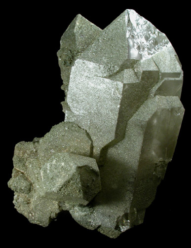 Quartz var. Smoky with Chlorite from Switzerland