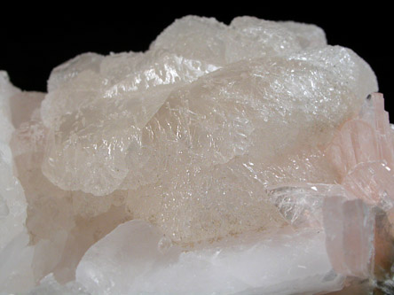 Calcite with Heulandite-Ca from Rat's Nest Claim, near Challis, Custer County, Idaho