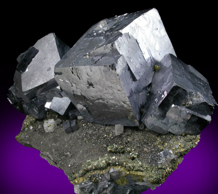 Galena with Dolomite, Chalcopyrite from Milliken Mine, Viburnum Trend, Reynolds County, Missouri