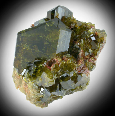 Epidote from St. Gotthard, Kanton Uri, Switzerland