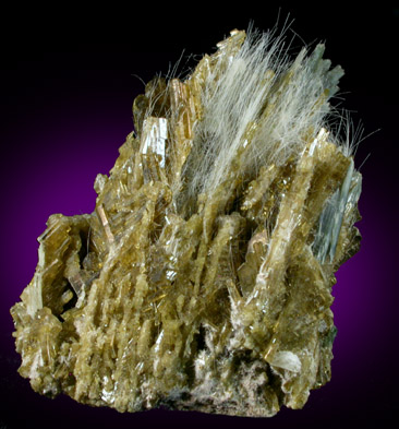 Clinozoisite with Actinolite var. Byssolite from Alchuri, Shigar Valley, Skardu District, Baltistan, Gilgit-Baltistan, Pakistan