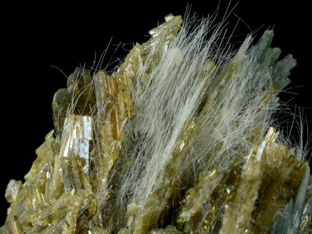 Clinozoisite with Actinolite var. Byssolite from Alchuri, Shigar Valley, Skardu District, Baltistan, Gilgit-Baltistan, Pakistan