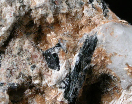 Raite with Aegirine from Yubileinaya Pegmatite, Lovozero Massif, Kola Peninsula, Russia (Type Locality for Raite)