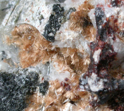 Raite with Aegirine from Yubileinaya Pegmatite, Lovozero Massif, Kola Peninsula, Russia (Type Locality for Raite)