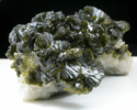 Epidote on Quartz from Bou Agra, Imilchil, Morocco