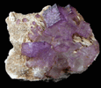 Fluorite on Barite from Caldwell Stone Quarry, Danville, Boyle County, Kentucky