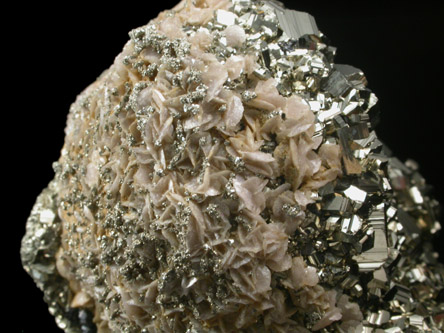 Pyrite and Siderite from Eagle Mine, Gilman District, Eagle County, Colorado