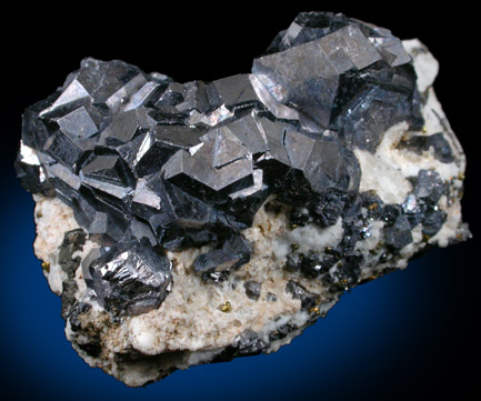 Galena with Chalcopyrite from Gibraltar Mine, Naica Mining District, Saucillo, Chihuahua, Mexico