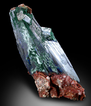 Azurite and Malachite from Tsumeb Mine, Otavi-Bergland District, Oshikoto, Namibia