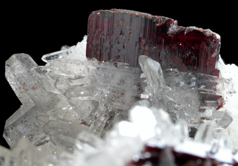Brookite (twinned crystals) on Quartz from St. Gotthard, Kanton Uri, Switzerland