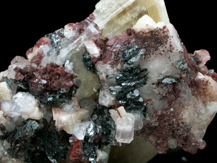 Barite with Hematite and Calcite from West Cumberland Iron Mining District, Cumbria, England