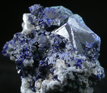 Azurite with Cerussite from Tsumeb Mine, Otavi-Bergland District, Oshikoto, Namibia