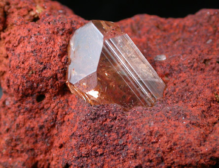 Topaz var. Imperial Topaz from Ouro Preto, Minas Gerais, Brazil