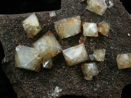 Wardite on Siderite from Big Fish River, 67 km northwest of Aklavik, Yukon, Canada