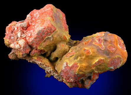 Uzonite, Alacranite, Realgar from Uzon Caldera, Kamchatka, Russia (Type Locality for Uzonite)