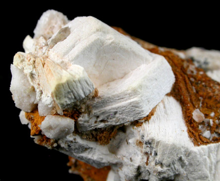 Illite pseudomorph after Muscovite with Quartz, Zircon, Feldspar from Mount Malosa, Zomba Plateau, Malawi