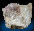 Quartz var. Rose Quartz Crystals from Rose Quartz Locality, Plumbago Mountain, Oxford County, Maine