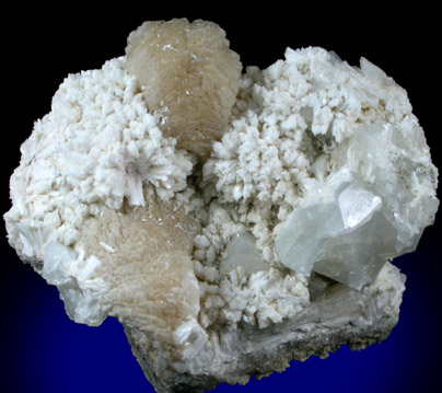 Stilbite, Laumontite, Apophyllite from Upper New Street Quarry, Paterson, Passaic County, New Jersey