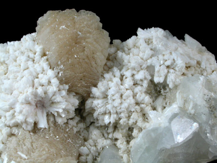 Stilbite, Laumontite, Apophyllite from Upper New Street Quarry, Paterson, Passaic County, New Jersey