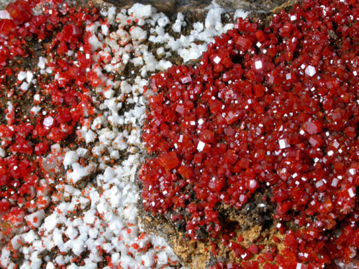 Vanadinite from Apache Mine (Vanadium Shaft), 8 km north of Globe, Gila County, Arizona