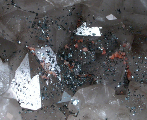 Hematite on Smoky Quartz from Frizington, West Cumberland Iron Mining District, Cumbria, England