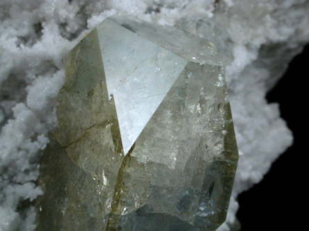 Celestine with Quartz and Calcite from Hoosier Stone and Concrete Quarry, Salem, Washington County, Indiana