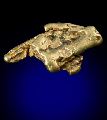 Gold (weight: 7.45 grains) from East Branch Swift River, near Byron, Oxford County, Maine
