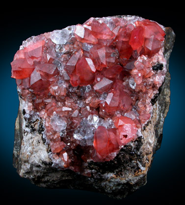 Rhodochrosite and Fluorite from Uchucchacua Mine, Oyon, Cajatambo, Peru