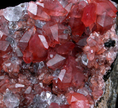 Rhodochrosite and Fluorite from Uchucchacua Mine, Oyon, Cajatambo, Peru