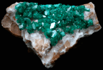 Dioptase from Altyn-Tyube, 66 km east of Karagandy, Karaganda Oblast', Kazakhstan (Type Locality for Dioptase)