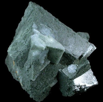 Orthoclase var. Adularia with Chlorite and Apatite from Fieschergletscher, Wallis, Switzerland