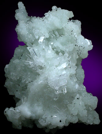 Prehnite, Quartz, Babingtonite from Dagua, Valle del Cauca, Colombia