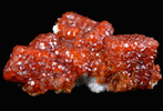 Spessartine Garnet over Microcline from Tongbei-Yunling District, Fujian Province, China