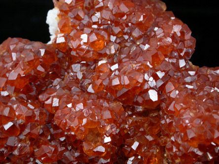 Spessartine Garnet over Microcline from Tongbei-Yunling District, Fujian Province, China