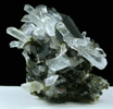 Epidote with Japan Law-twinned Quartz from Green Monster Mountain-Copper Mountain area, south of Sulzer, Prince of Wales Island, Alaska