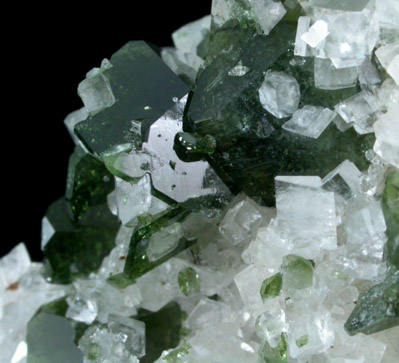 Uvite Tourmaline on Magnesite from Brumado District, Serra das guas, Bahia, Brazil