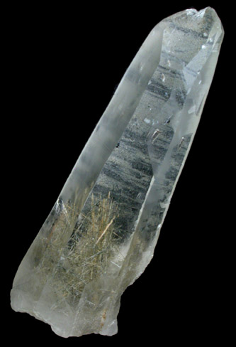 Quartz with Actinolite included phantom from Grizzly Ridge, Plumas County, California