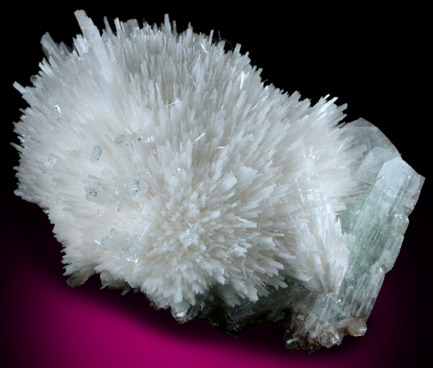 Scolecite with Apophyllite from Pune District, Maharashtra, India