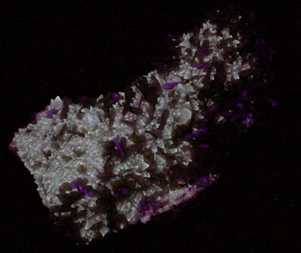 Stilbite and Calcite from Moore's Station Quarry, 44 km northeast of Philadelphia, Mercer County, New Jersey