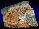Stilbite-Ca, Calcite, Pyrite from Moore's Station Quarry, 44 km northeast of Philadelphia, Mercer County, New Jersey