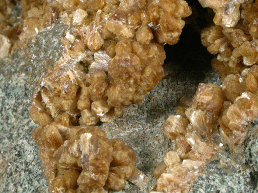 Stilbite from Moore's Station Quarry, 44 km northeast of Philadelphia, Mercer County, New Jersey