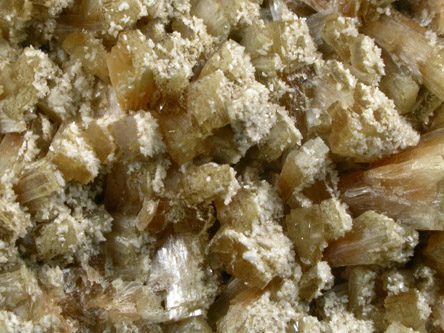 Stilbite var. Epidesmine from Moore's Station Quarry, 44 km northeast of Philadelphia, Mercer County, New Jersey