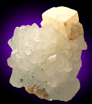 Calcite and Prehnite from Millington Quarry, Bernards Township, Somerset County, New Jersey