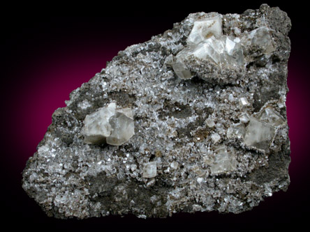 Calcite and Datolite with Stilbite from Bergen Hill, Hudson County, New Jersey