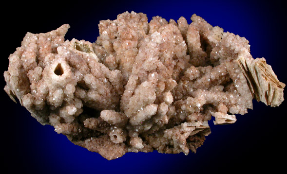 Quartz pseudomorphs after Glauberite from Paterson, Passaic County, New Jersey