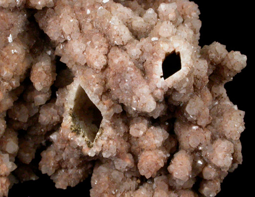 Quartz pseudomorphs after Glauberite from Paterson, Passaic County, New Jersey