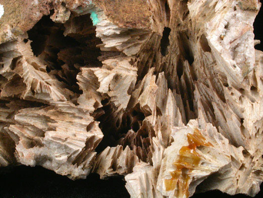 Quartz pseudomorphs after Glauberite from Paterson, Passaic County, New Jersey