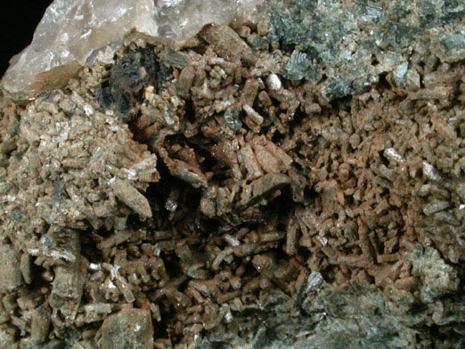 Diopside (Pyroxene) from Trenton and Belvidere R.R. on the Delaware River, Mercer County, New Jersey