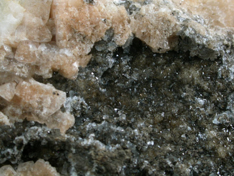 Gmelinite and Datolite from Laurel Hill (Snake Hill) Quarry, Secaucus, Hudson County, New Jersey